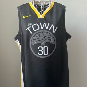 Nike Golden State Warriors Statement Edition Stephen Curry 30 AU Jersey